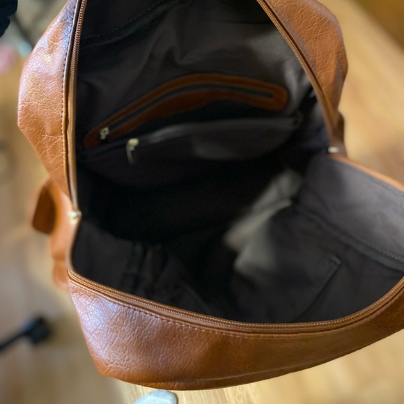 Vachetta Fashion Bag – Leather Backpack - Tan / Brown - Picture 10 of 10